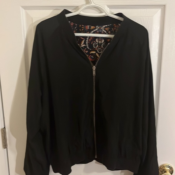 Merona Reversible Bomber Jacket. Size Large. - Picture 3 of 9